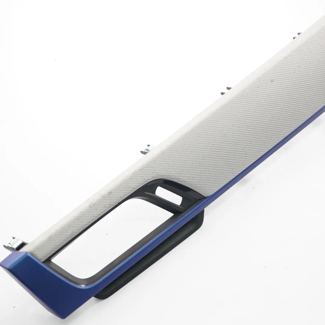 Dashboard Trim Cover Panel Passenger Side Hexagon Alu Blue to BMW X1 F48 with Part number 8064757 BMW X1 F48 Dashboard Trim Cover Panel Passenger Side Hexagon Alu Blue - SKU rhd-8064757 - Part number 8064757