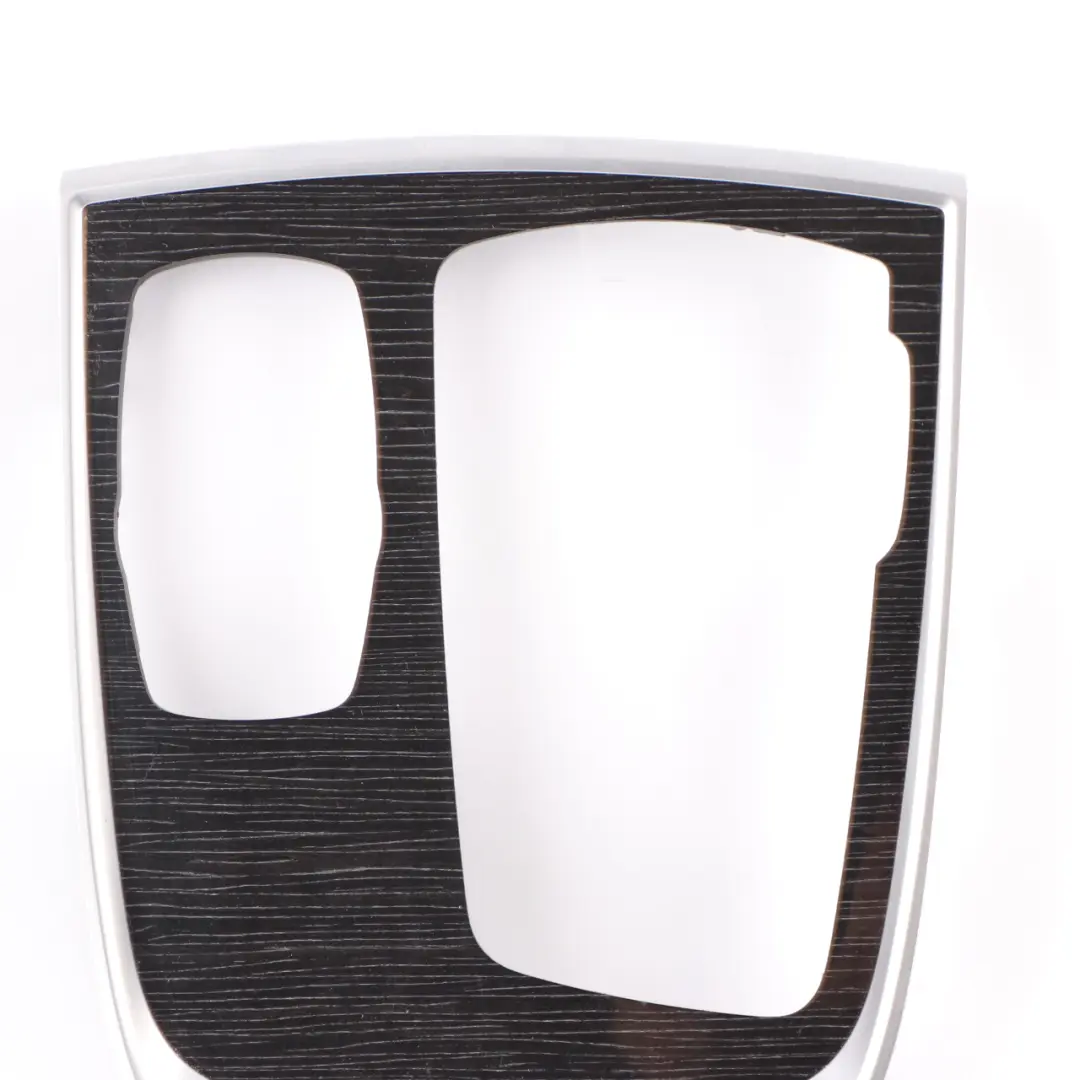 Selector Cover Lever Surround Frame Trim Fine Wood Black to BMW G11 Gear with Part number 8066676 BMW G11 Gear Selector Cover Lever Surround Frame Trim Fine Wood Black - SKU rhd-8066676 - Part number 8066676