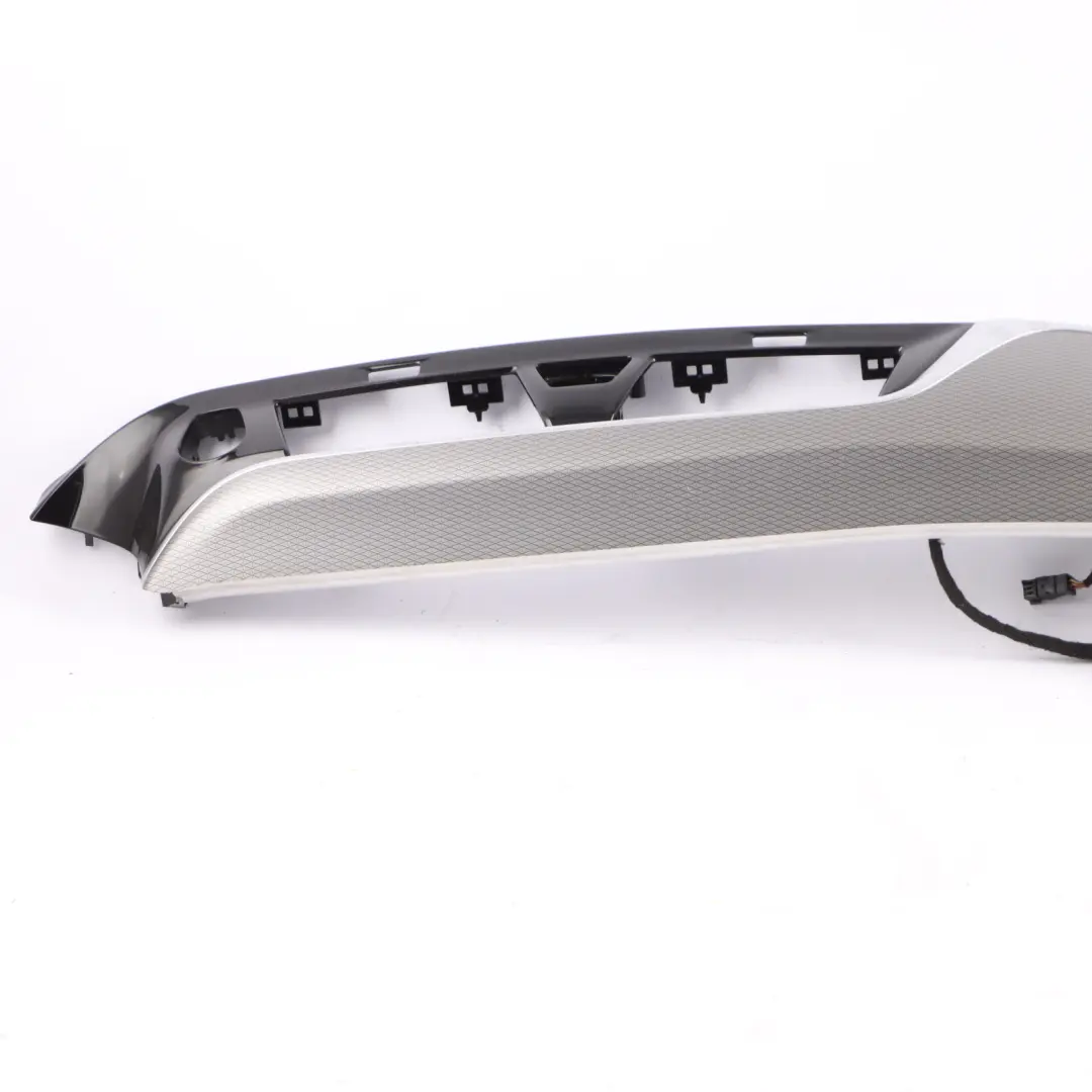 BMW G30 Dashboard Instrument Panel Decor Alu Rhombicle Perlglanz Chrom - SKU rhd-8070622-1 - Part number 8070622