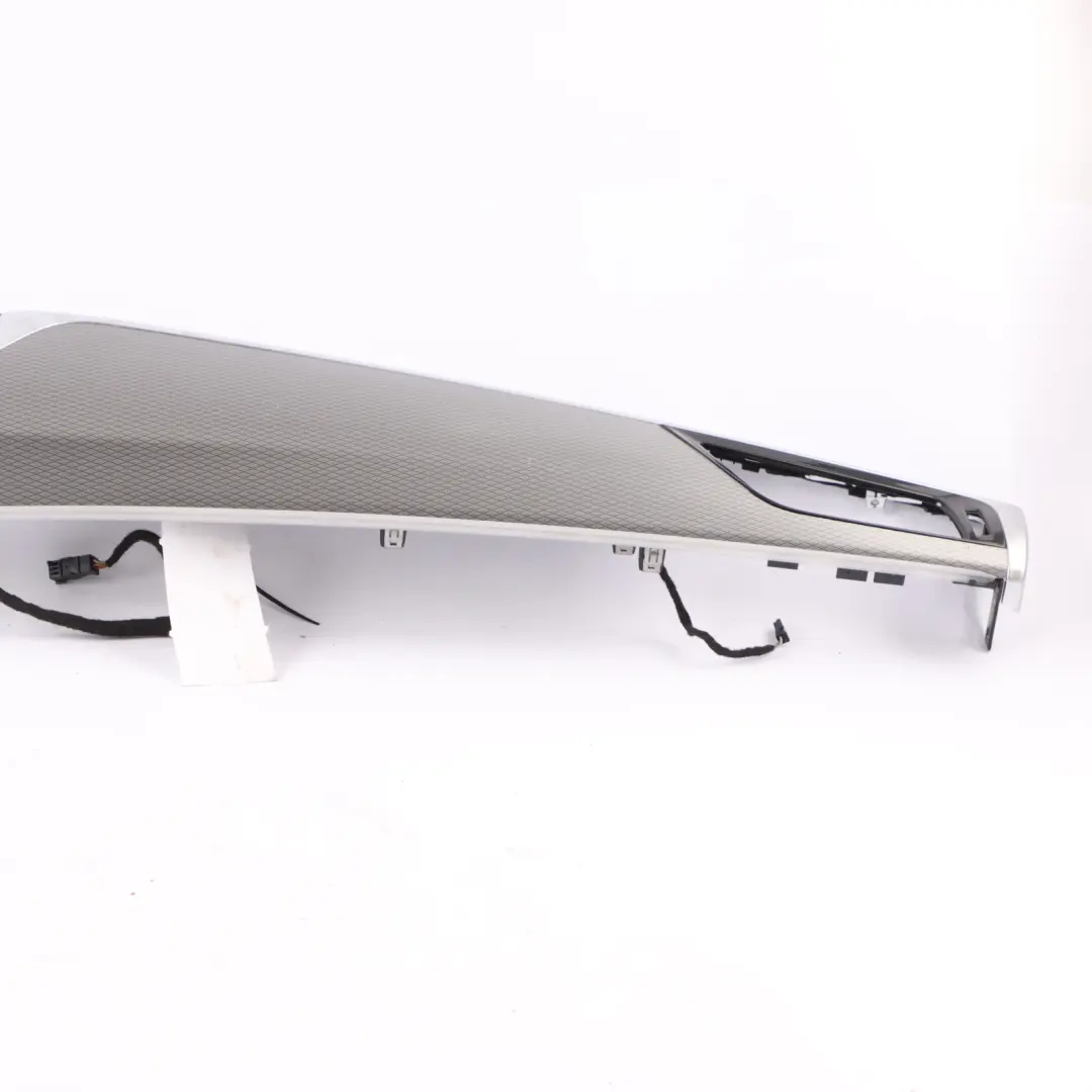 BMW G30 Dashboard Instrument Panel Decor Alu Rhombicle Perlglanz Chrom - SKU rhd-8070622-1 - Part number 8070622