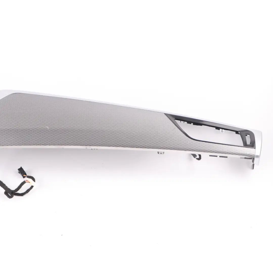 BMW G30 Dashboard Instrument Panel Decor Alu Rhombicle Perlglanz Chrom - SKU rhd-8070622 - Part number 8070622