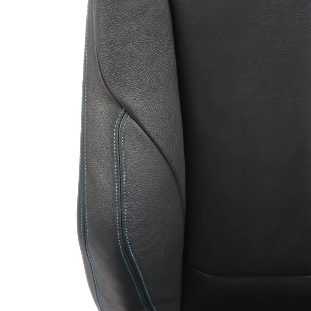 Front Seat Left N/S Heated Memory Leather Dakota Black Contrast Blue to BMW F87 M2 with Part number 8070719 BMW F87 M2 Front Seat Left N/S Heated Memory Leather Dakota Black Contrast Blue - SKU rhd-8070719-1 - Part number 8070719