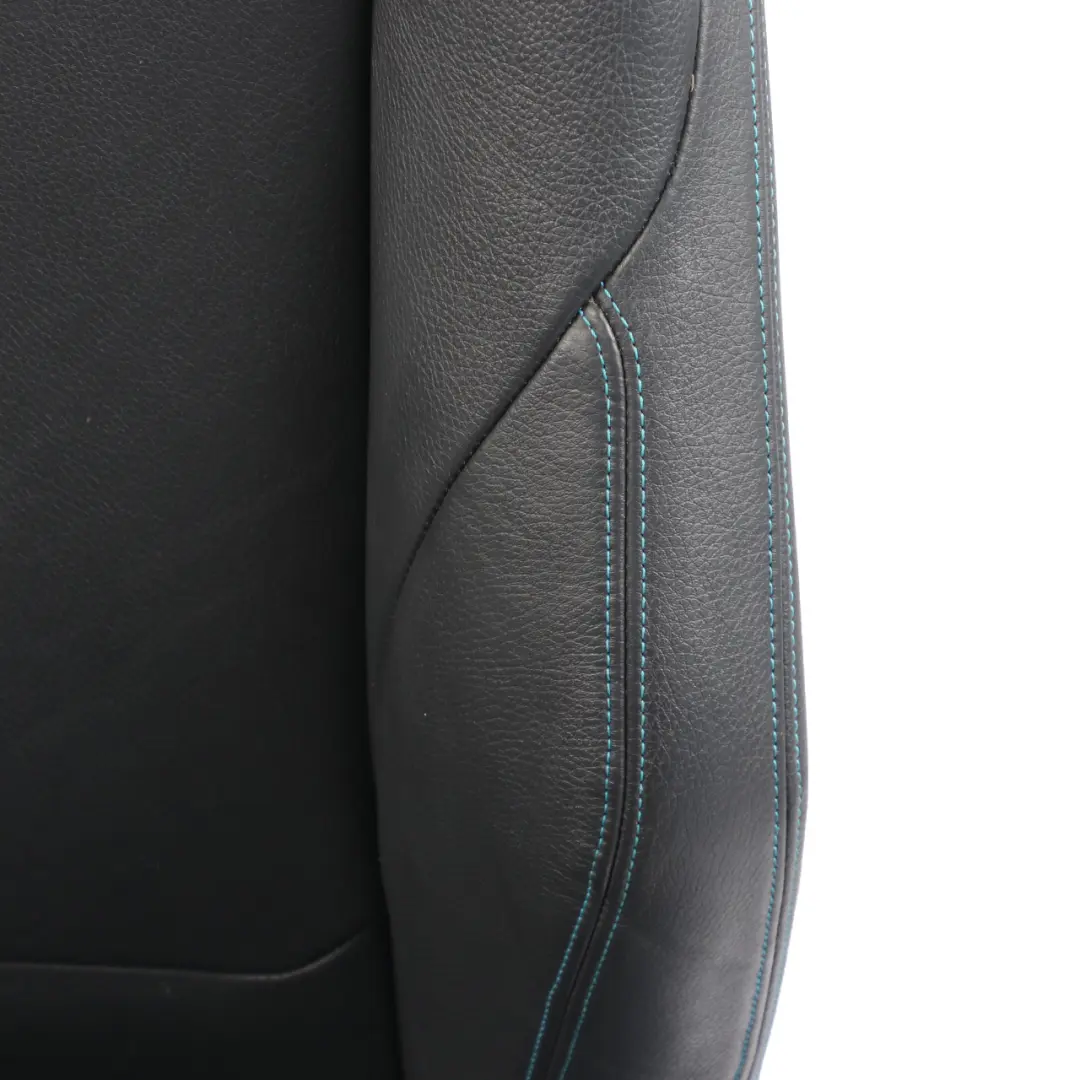 Front Seat Left N/S Heated Memory Leather Dakota Black Contrast Blue to BMW F87 M2 with Part number 8070719 BMW F87 M2 Front Seat Left N/S Heated Memory Leather Dakota Black Contrast Blue - SKU rhd-8070719-1 - Part number 8070719