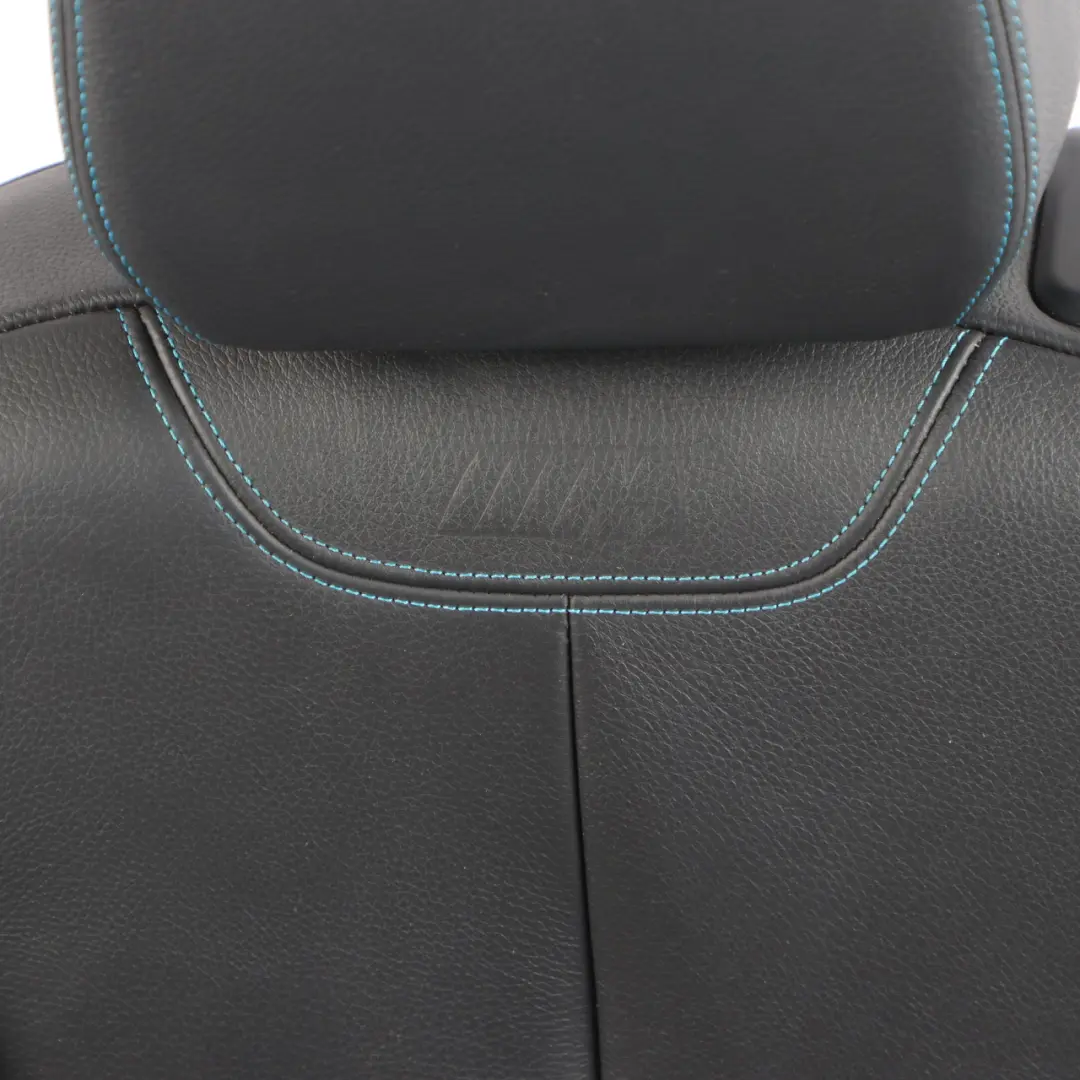 Front Seat Left N/S Heated Memory Leather Dakota Black Contrast Blue to BMW F87 M2 with Part number 8070719 BMW F87 M2 Front Seat Left N/S Heated Memory Leather Dakota Black Contrast Blue - SKU rhd-8070719-1 - Part number 8070719