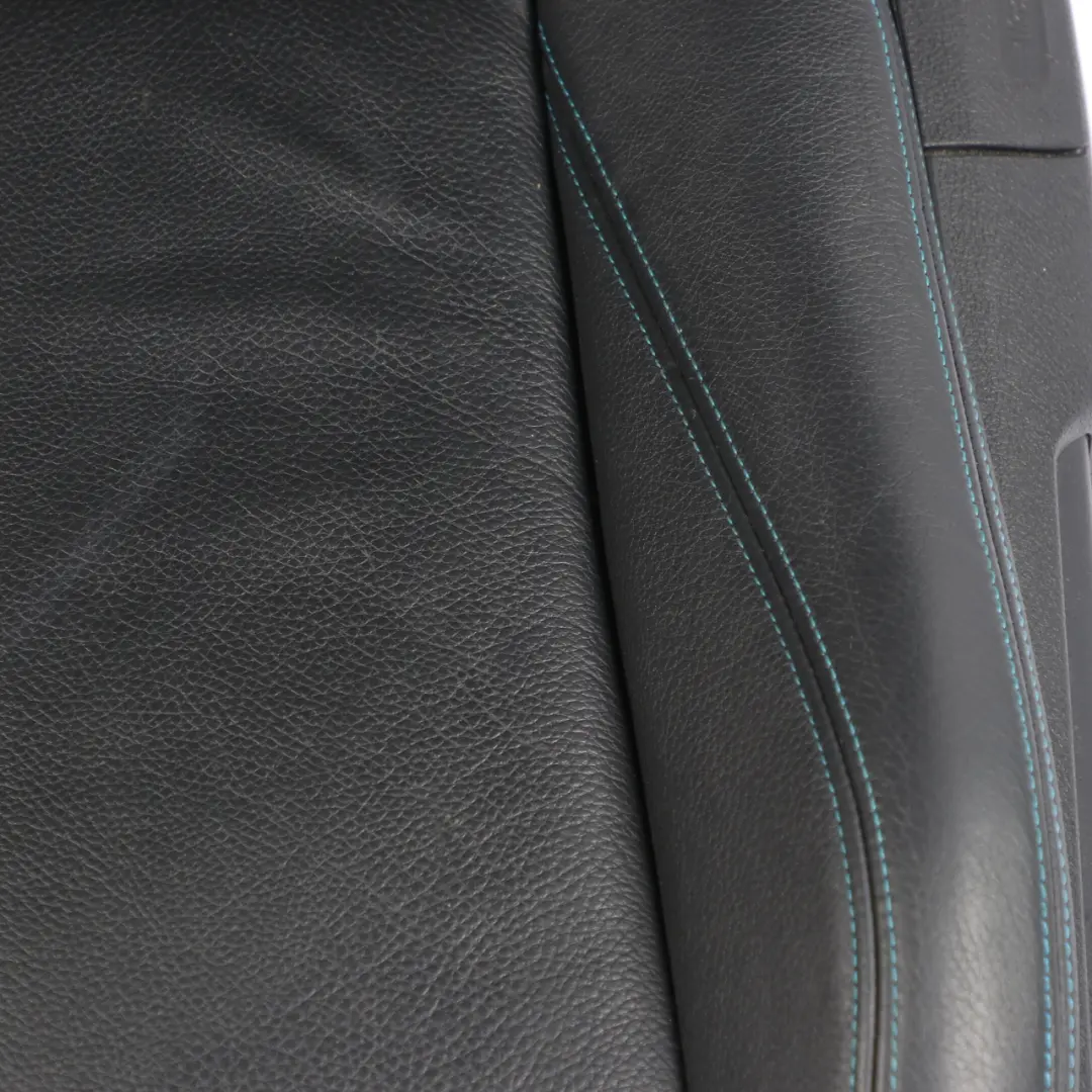 Front Seat Left N/S Heated Memory Leather Dakota Black Contrast Blue to BMW F87 M2 with Part number 8070719 BMW F87 M2 Front Seat Left N/S Heated Memory Leather Dakota Black Contrast Blue - SKU rhd-8070719-1 - Part number 8070719