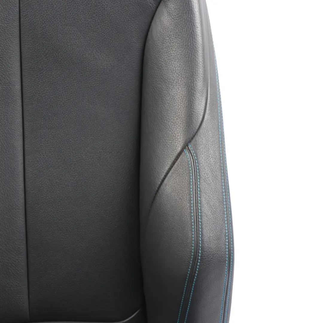 Front Seat Right O/S Heated Memory Leather Dakota Black Contrast Blue to BMW F87 M2 with Part number 8070720 BMW F87 M2 Front Seat Right O/S Heated Memory Leather Dakota Black Contrast Blue - SKU rhd-8070720-1 - Part number 8070720
