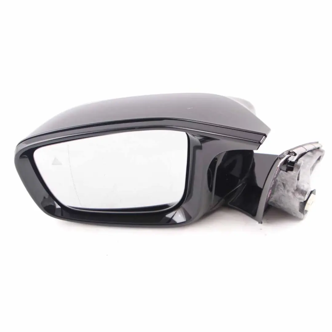 BMW F90 M5 Wing Mirror M Sport High Gloss 9 Pins Left N/S Black Heated - SKU rhd-8071175-BLK - Part number 8071175