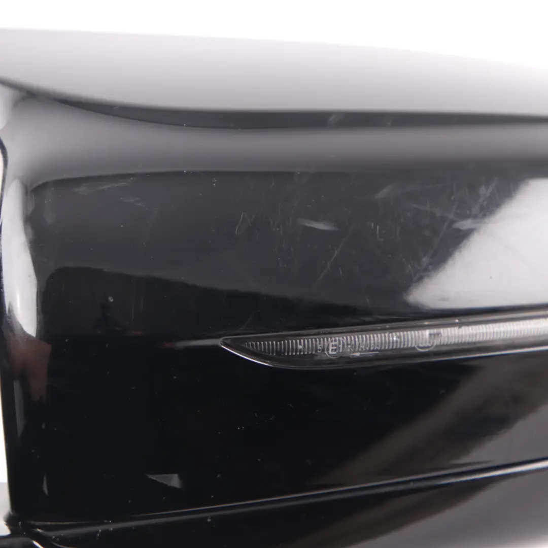 BMW F90 M5 Wing Mirror M Sport High Gloss 9 Pins Left N/S Black Heated - SKU rhd-8071175-BLK - Part number 8071175