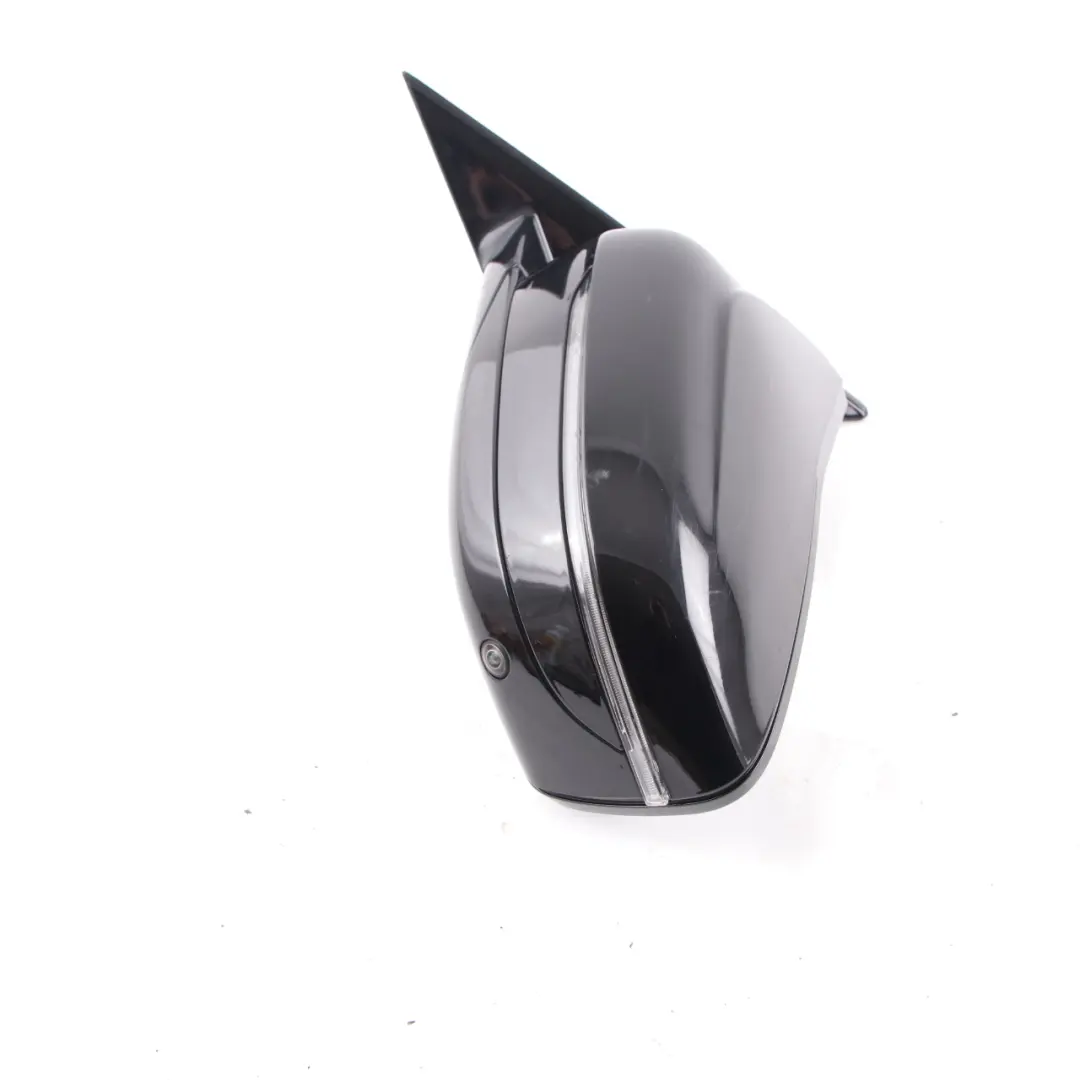 BMW F90 M5 Wing Mirror M Sport High Gloss 9 Pins Left N/S Black Heated - SKU rhd-8071175-BLK - Part number 8071175