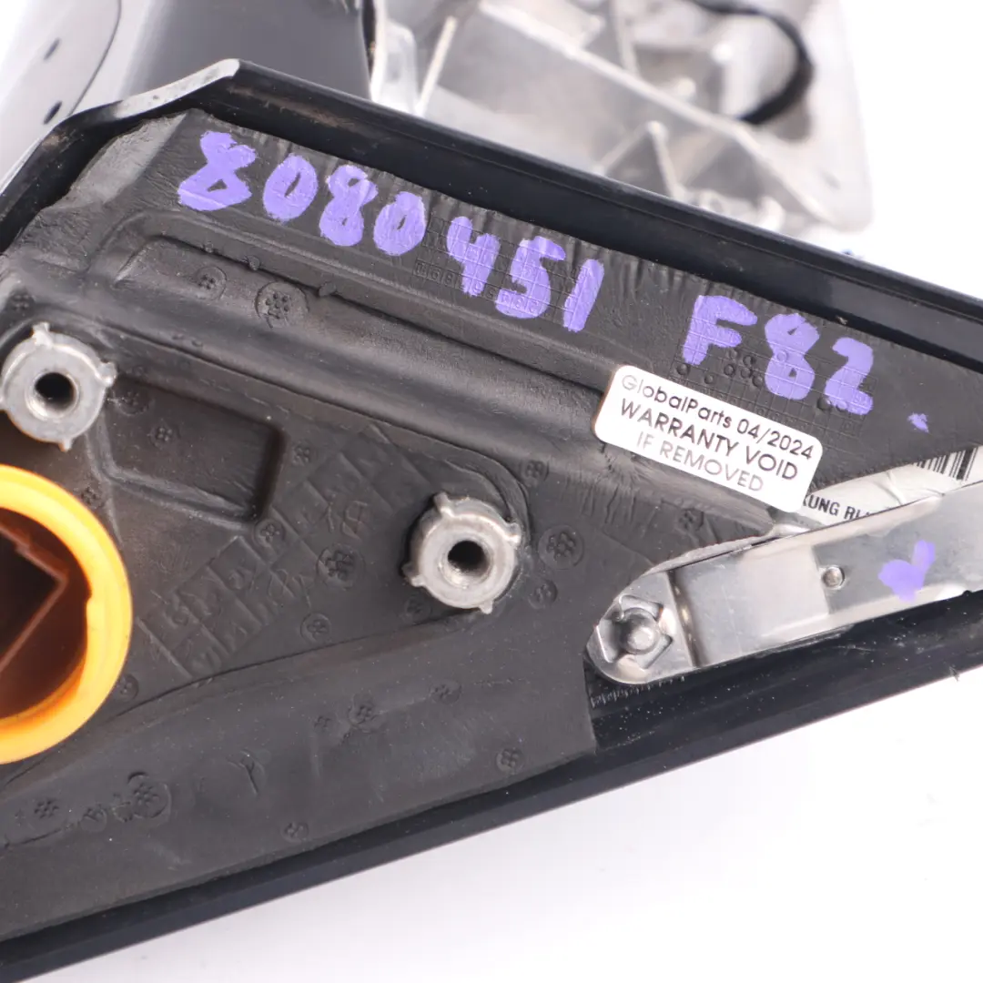 Wing Mirror Base BMW F82 F83 M4 Carrier High Gloss Heated Left N/S Outside to with Part number 8080451 Wing Mirror Base BMW F82 F83 M4 Carrier High Gloss Heated Left N/S Outside - SKU rhd-8080451 - Part number 8080451