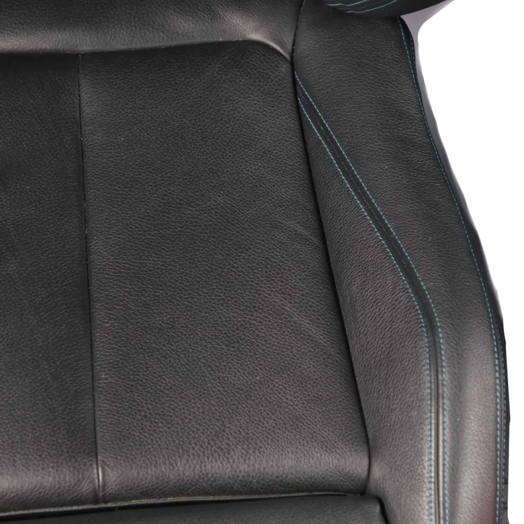 Heated Sport Black Leather Dakota Black Contrast Blue Seats Memory to BMW F87 M2 with Part number 8093939 BMW F87 M2 Heated Sport Black Leather Dakota Black Contrast Blue Seats Memory - SKU rhd-8093939-1 - Part number 8093939