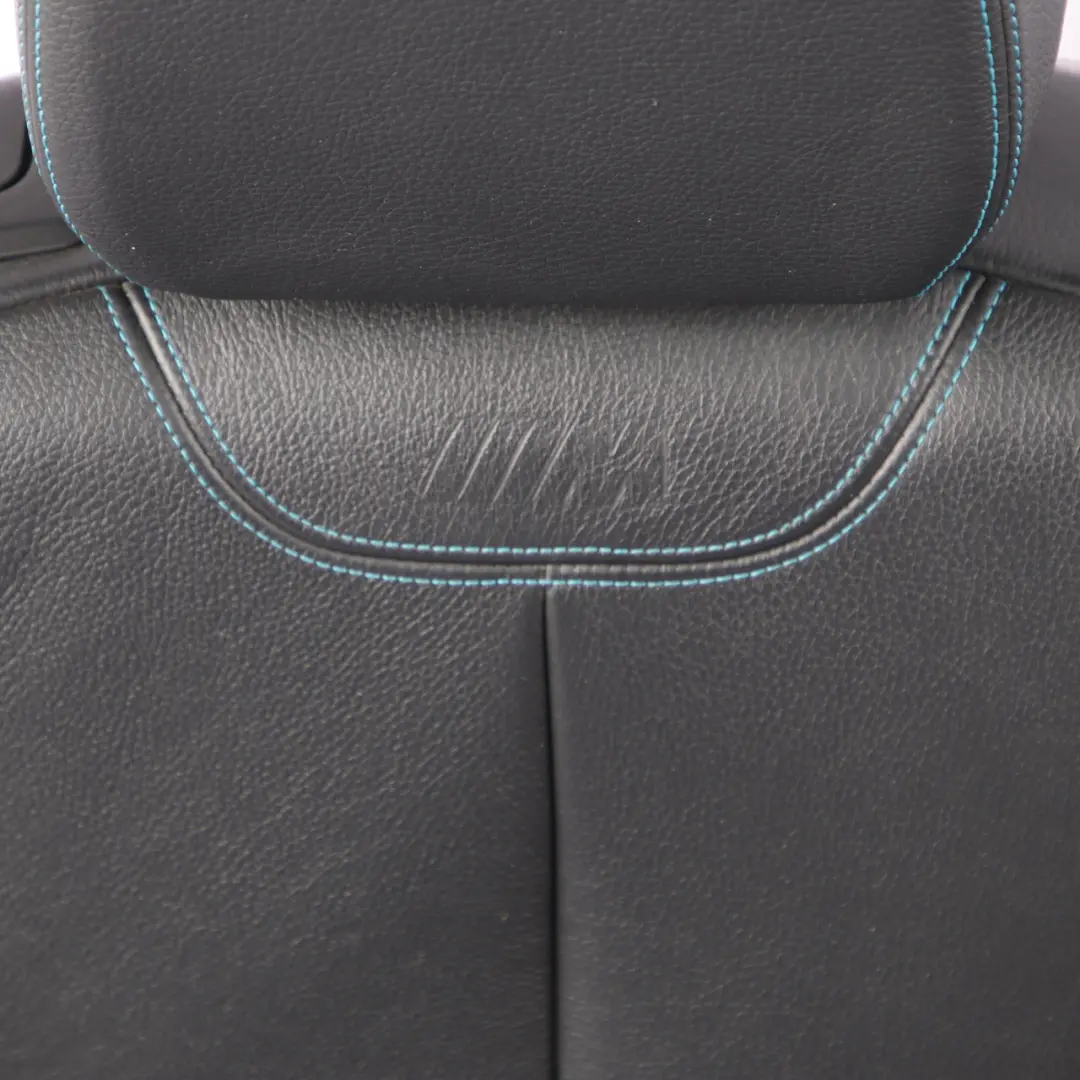 Heated Sport Black Leather Dakota Black Contrast Blue Seats Memory to BMW F87 M2 with Part number 8093939 BMW F87 M2 Heated Sport Black Leather Dakota Black Contrast Blue Seats Memory - SKU rhd-8093939-1 - Part number 8093939