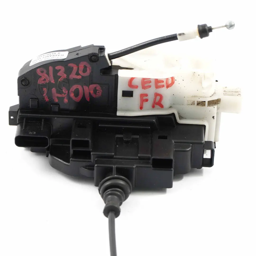 Door Lock Front Right O/S Catch Latch Mechanism to Kia Ceed 1 with Part number 813201H010 Kia Ceed 1 Door Lock Front Right O/S Catch Latch Mechanism - SKU rhd-813201H010 - Part number 813201H010
