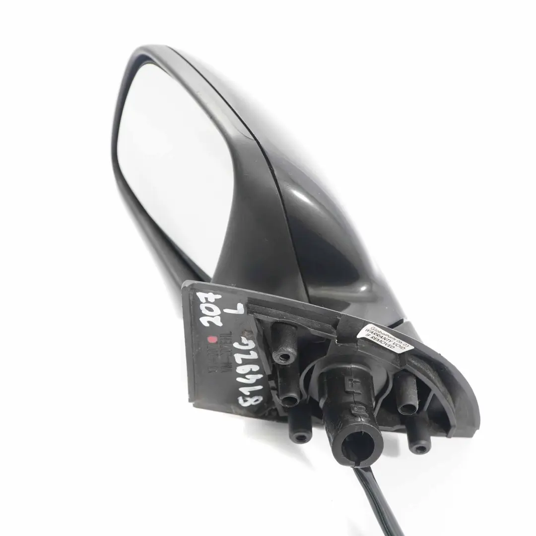 Peugeot 307 Wing Mirror Left Door N/S Outside Noir Obsidien Black - EXL VM207L - SKU rhd-8149CF-NON - Part number 8149CF