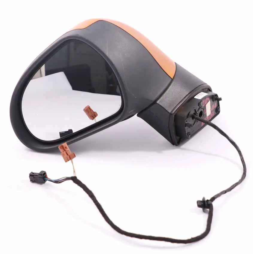 Wing Mirror Left Door N/S Outside Orange Salamanque to Peugeot 207 with Part number 8149ZFI Peugeot 207 Wing Mirror Left Door N/S Outside Orange Salamanque - SKU rhd-8149ZFI-OSA - Part number 8149ZFI