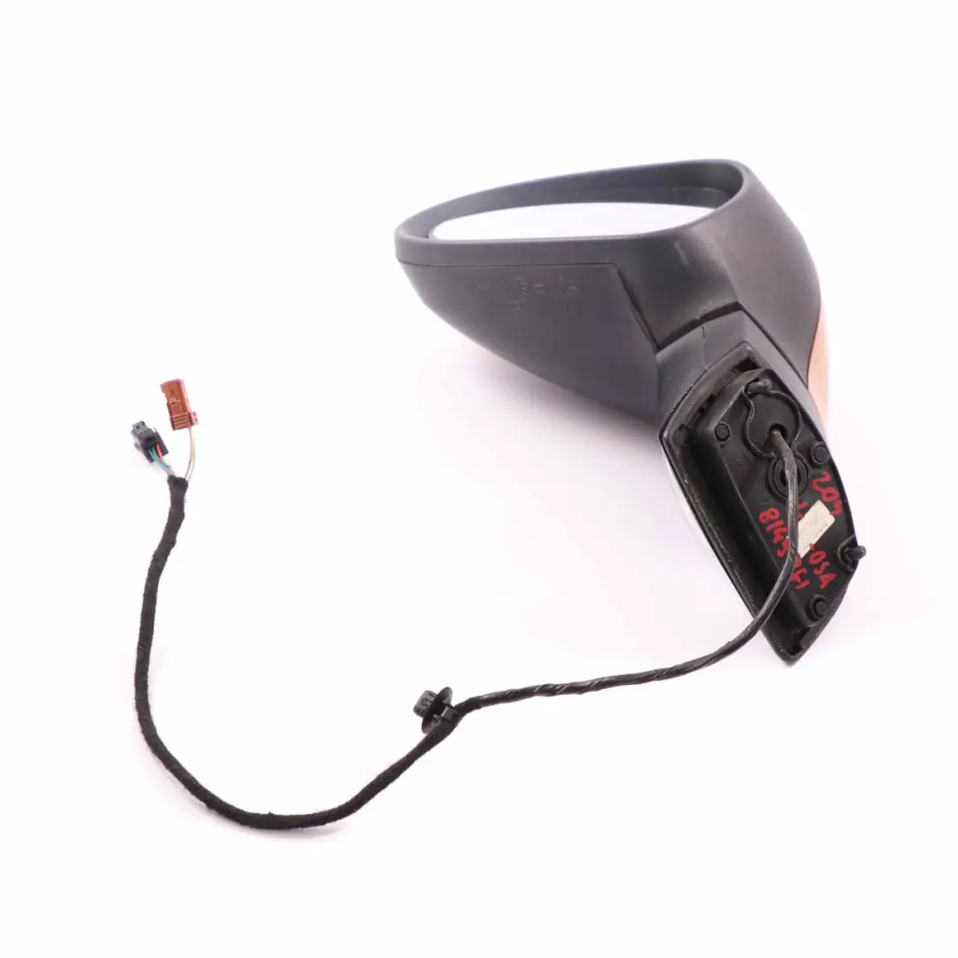 Wing Mirror Left Door N/S Outside Orange Salamanque to Peugeot 207 with Part number 8149ZFI Peugeot 207 Wing Mirror Left Door N/S Outside Orange Salamanque - SKU rhd-8149ZFI-OSA - Part number 8149ZFI