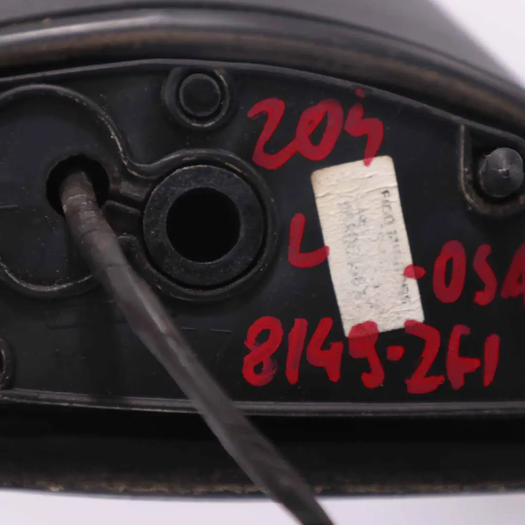 Wing Mirror Left Door N/S Outside Orange Salamanque to Peugeot 207 with Part number 8149ZFI Peugeot 207 Wing Mirror Left Door N/S Outside Orange Salamanque - SKU rhd-8149ZFI-OSA - Part number 8149ZFI