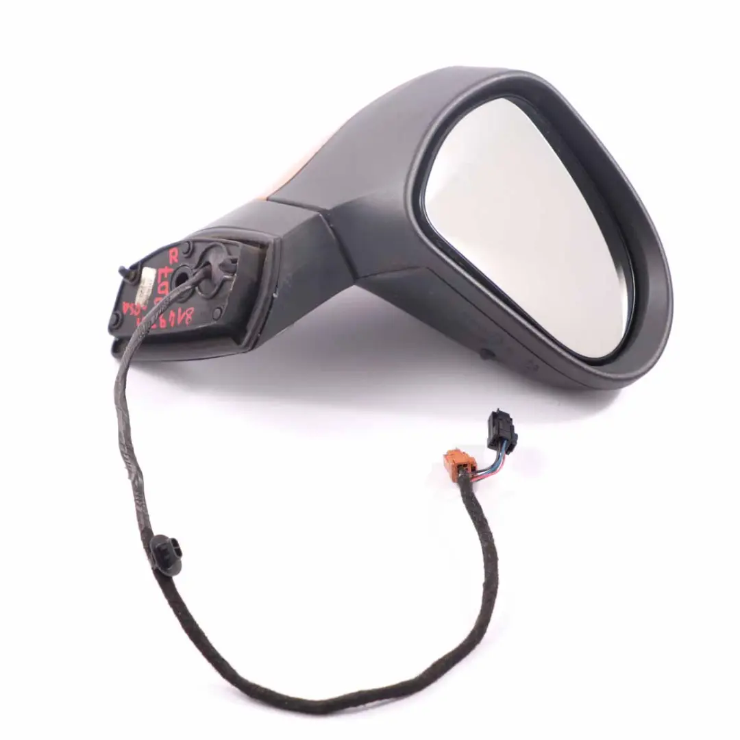Wing Mirror Right Door O/S Outside Orange Salamanque to Peugeot 207 with Part number 8149ZH Peugeot 207 Wing Mirror Right Door O/S Outside Orange Salamanque - SKU rhd-8149ZH-OSA - Part number 8149ZH