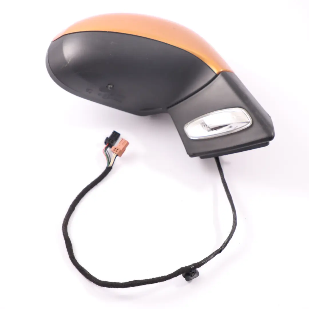 Wing Mirror Right Door O/S Outside Orange Salamanque to Peugeot 207 with Part number 8149ZH Peugeot 207 Wing Mirror Right Door O/S Outside Orange Salamanque - SKU rhd-8149ZH-OSA - Part number 8149ZH