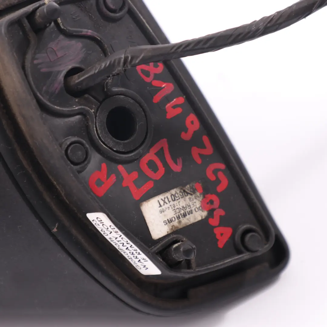 Wing Mirror Right Door O/S Outside Orange Salamanque to Peugeot 207 with Part number 8149ZH Peugeot 207 Wing Mirror Right Door O/S Outside Orange Salamanque - SKU rhd-8149ZH-OSA - Part number 8149ZH