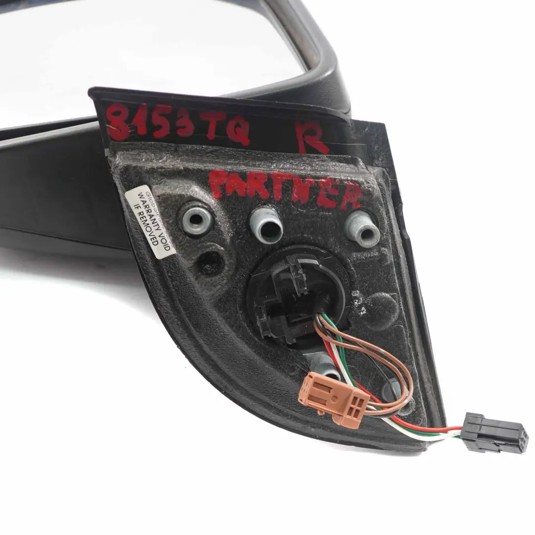 Wing Mirror Citroen Berlingo Peugeot Partner Right O/S Outside Primed to with Part number 8153TQ Wing Mirror Citroen Berlingo Peugeot Partner Right O/S Outside Primed - SKU rhd-8153TQ - Part number 8153TQ
