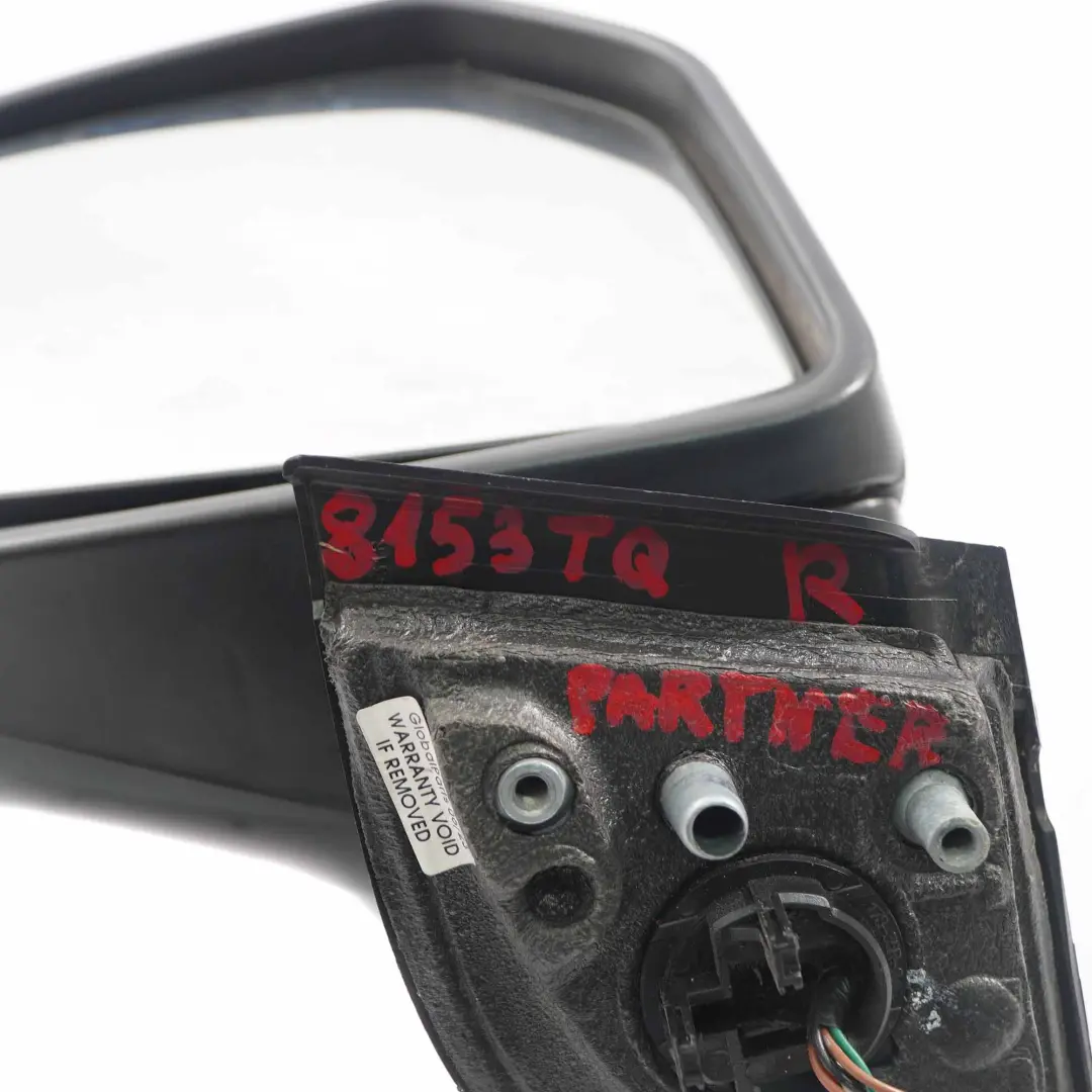 Wing Mirror Citroen Berlingo Peugeot Partner Right O/S Outside Primed to with Part number 8153TQ Wing Mirror Citroen Berlingo Peugeot Partner Right O/S Outside Primed - SKU rhd-8153TQ - Part number 8153TQ