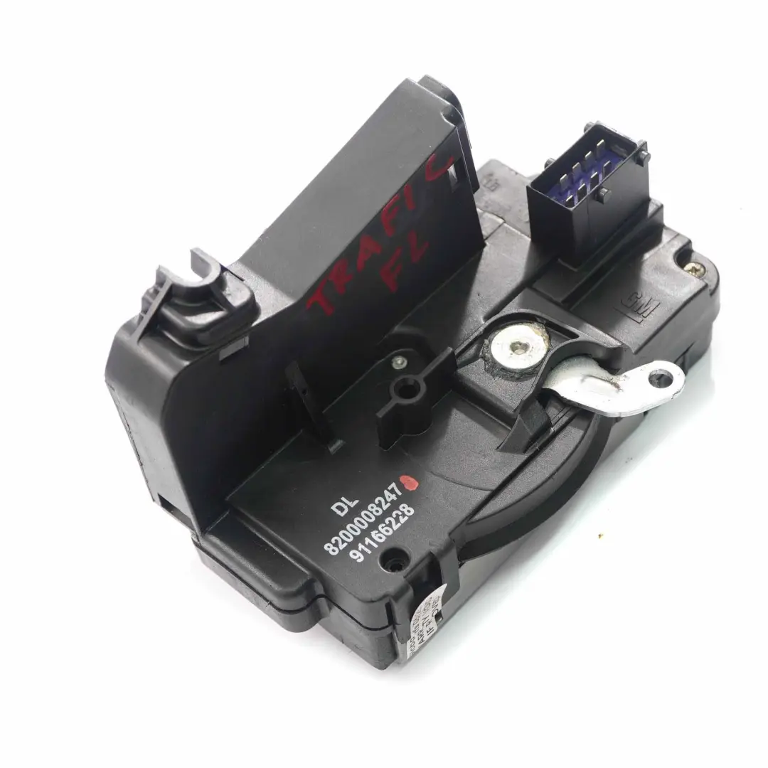 Door Lock Renault Trafic Vauxhall Vivaro Front Left N/S Mechanism to with Part number 8200008247 Door Lock Renault Trafic Vauxhall Vivaro Front Left N/S Mechanism - SKU rhd-8200008247 - Part number 8200008247