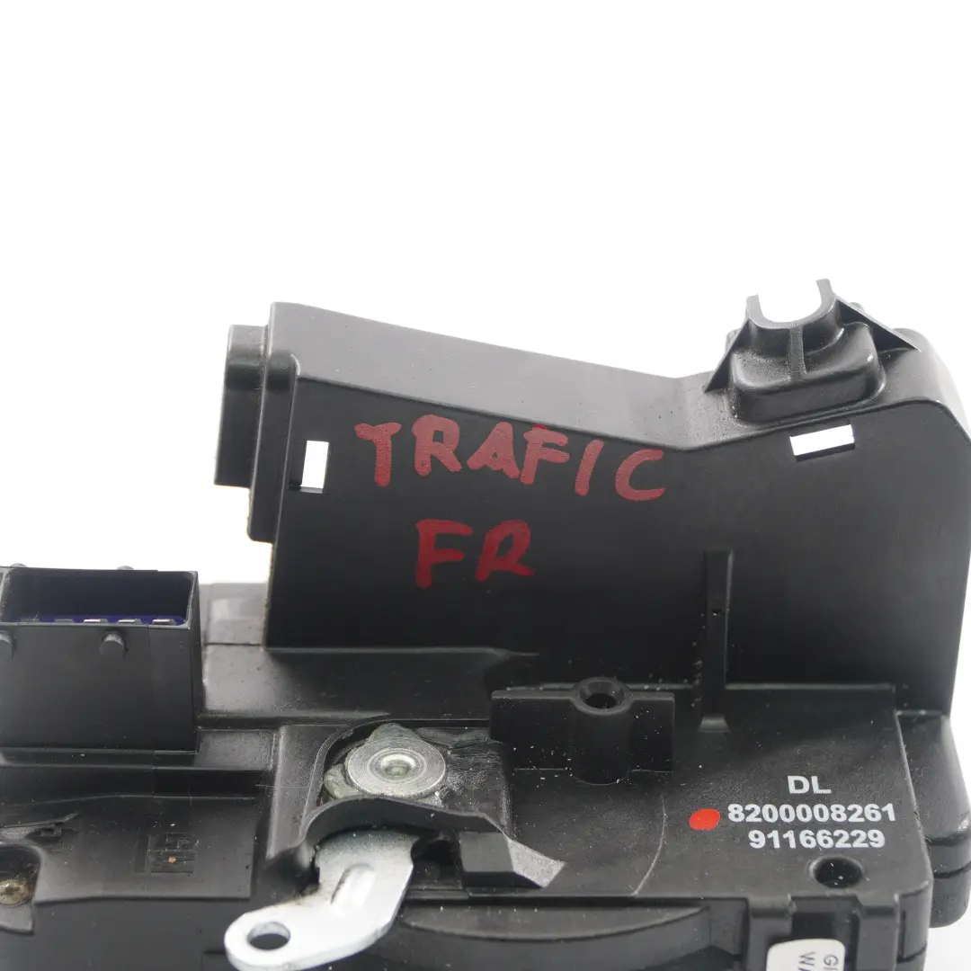 Door Lock Renault Trafic Vauxhall Vivaro Front Right O/S Mechanism to with Part number 8200008261 Door Lock Renault Trafic Vauxhall Vivaro Front Right O/S Mechanism - SKU rhd-8200008261 - Part number 8200008261