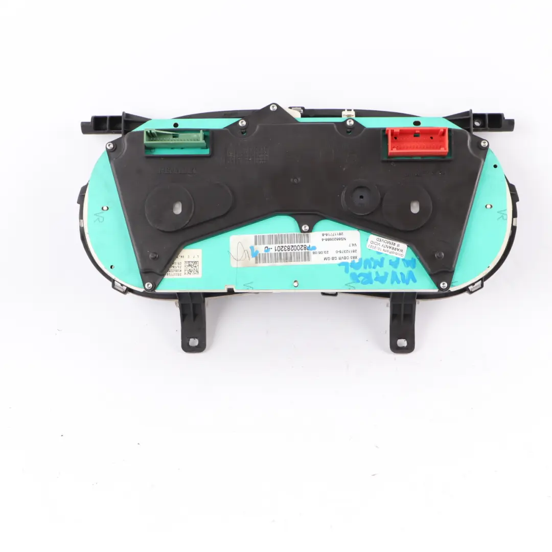 Instrument Cluster Speedo Clocks Meter Manual to Vauxhall Vivaro Diesel with Part number 8200283201 Vauxhall Vivaro Diesel Instrument Cluster Speedo Clocks Meter Manual - SKU rhd-8200283201-1 - Part number 8200283201