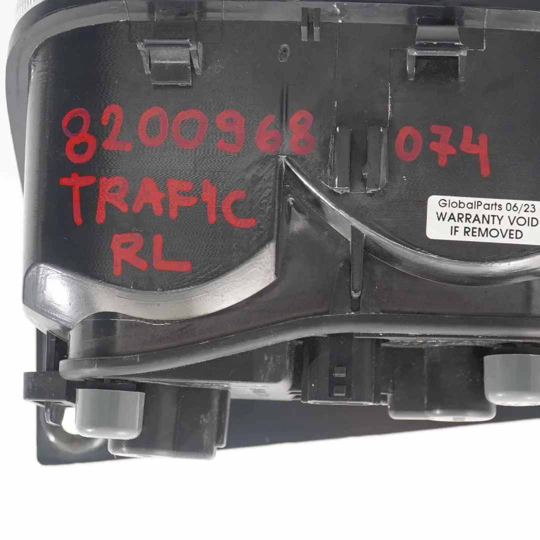  Fog Light Renault Trafic Vauxhall Vivaro Rear Light Lamp Left N/S - SKU rhd-8200968074 - Part number 8200968074