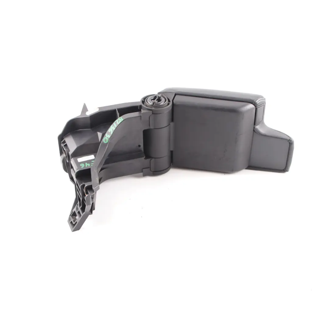BMW E46 Centre Console Armrest Arm Rest Black Leather - SKU rhd-8213630 - Part number 8213630