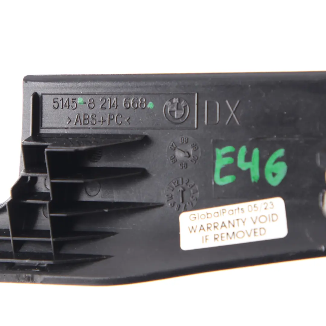 Dashboard Trim Panel Decorative Strip Cover High Gloss Black to BMW E46 with Part number 8214668 BMW E46 Dashboard Trim Panel Decorative Strip Cover High Gloss Black - SKU rhd-8234746 - Part number 8214668