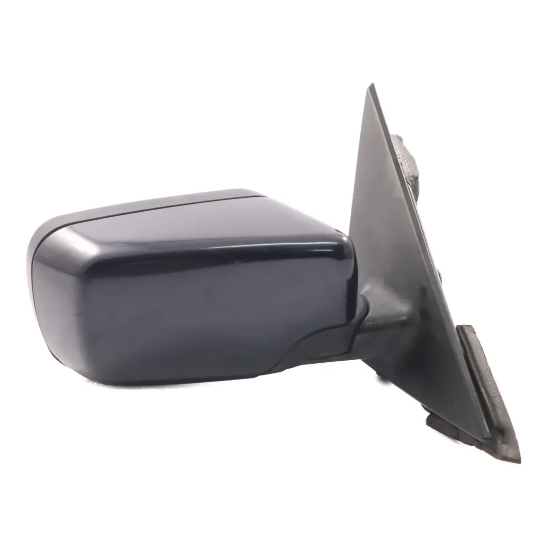 BMW E46 Wing Mirror Heated Outside Door Right O/S Orient Blue Metallic - 317 - SKU rhd-8245126-OB - Part number 8245126
