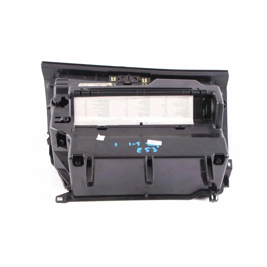 BMW X5 E53 Glove Box Storage Case Dashboard Trim Panel Vinyl Black 8245968 - SKU rhd-8245968-1 - Part number 7001265