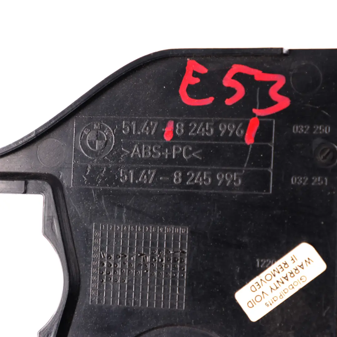 Trim Panel Foot Controls Bottom Under Dash Black to BMW X5 E53 with Part number 8245995 BMW X5 E53 Trim Panel Foot Controls Bottom Under Dash Black - SKU rhd-8245995 - Part number 8245995