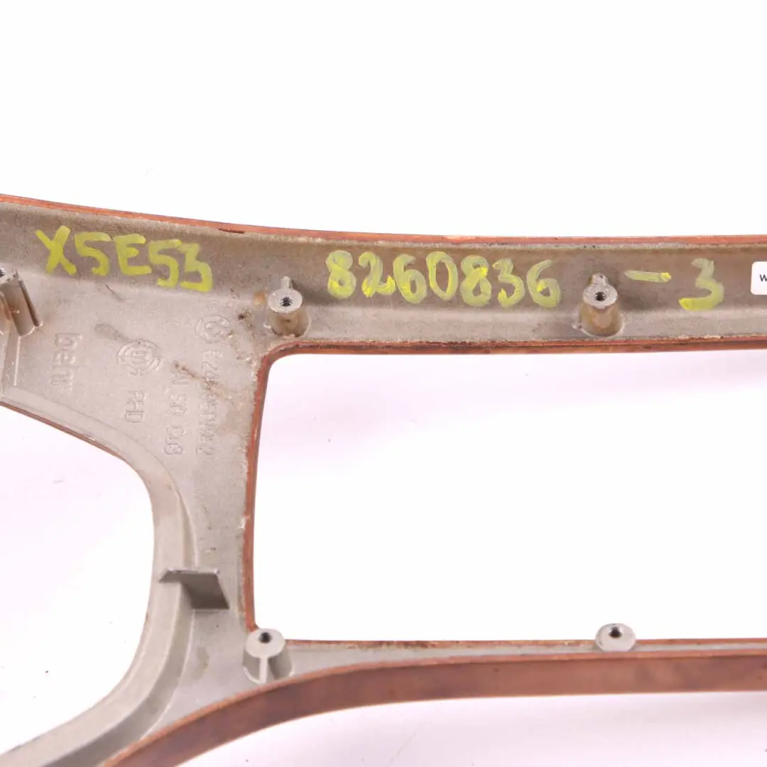 Interior Centre Console Cover Tray Light Poplar Wood to BMW X5 Series 3 E53 with Part number 8260836 BMW X5 Series 3 E53 Interior Centre Console Cover Tray Light Poplar Wood - SKU rhd-8260836-3 - Part number 8260836