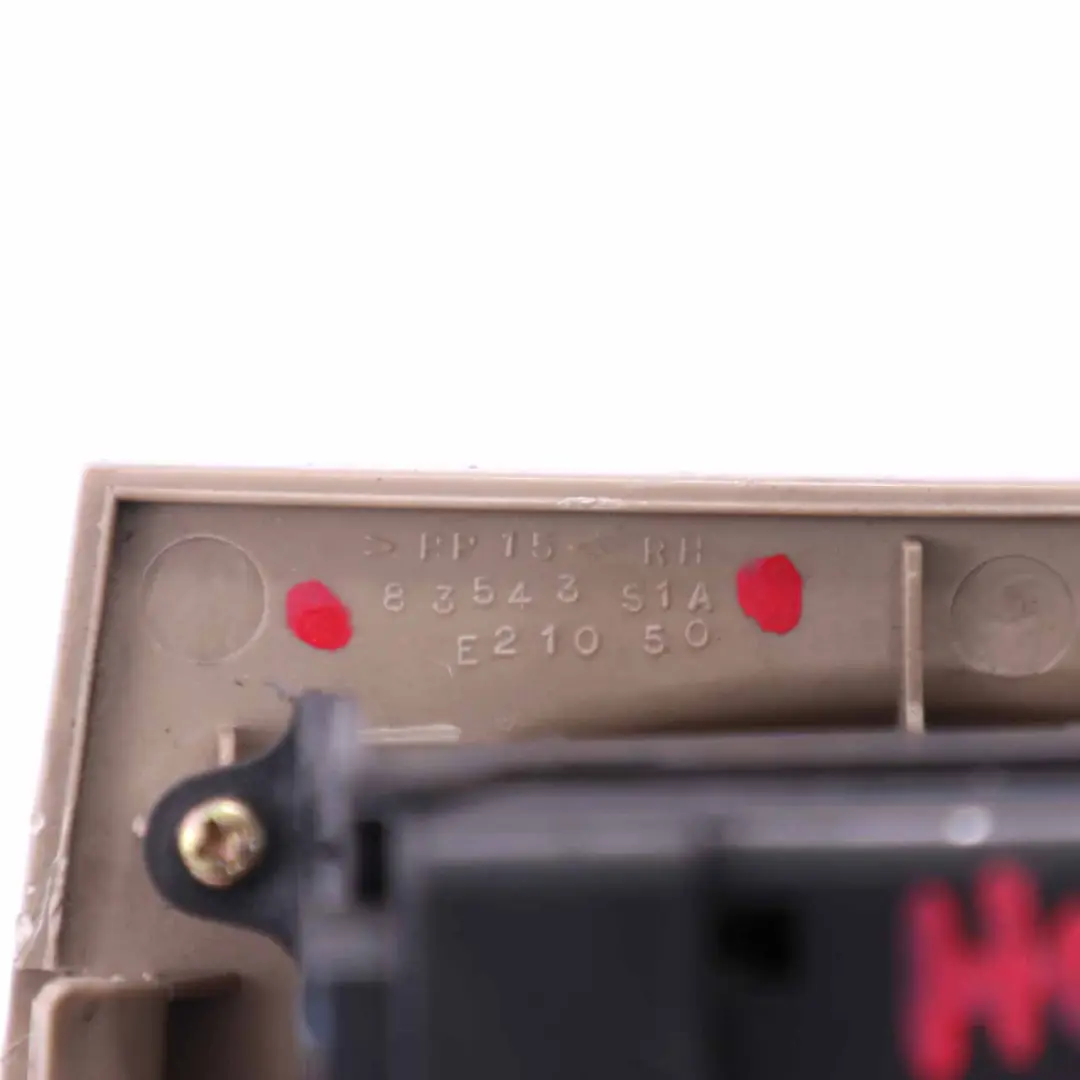 Window Lifter Switch Driver's Side Panel to Honda Accord 6 Electric with Part number 83543S1A Honda Accord 6 Electric Window Lifter Switch Driver's Side Panel - SKU rhd-83543S1A - Part number 83543S1A