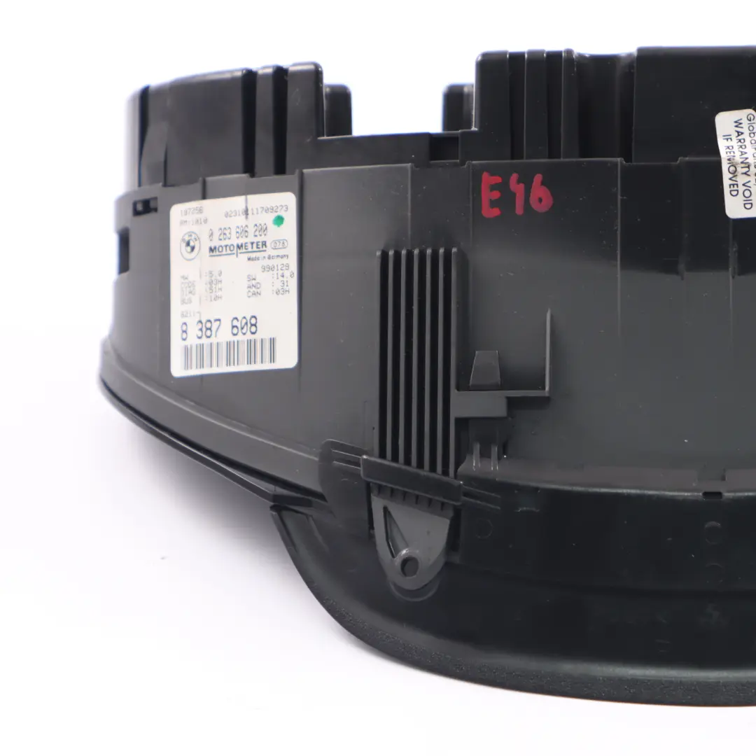 BMW E46 Petrol Instrument Cluster Speedo Clocks Meter Manual - SKU rhd-8387608 - Part number 8387608