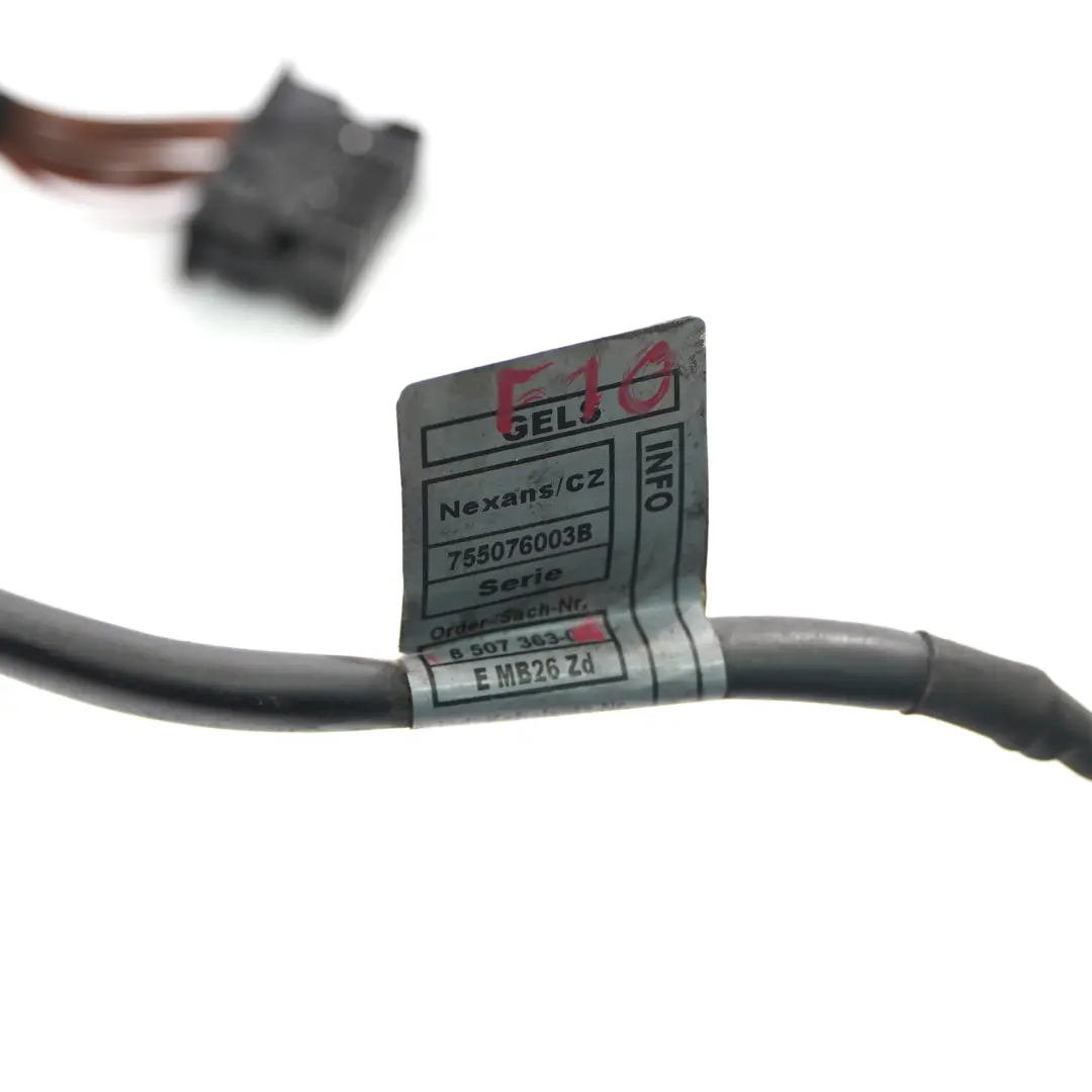 Wiring BMW F10 F11 N57 N57S Diesel Automatic Gearbox Harness to Engine with Part number 8507363 Engine Wiring BMW F10 F11 N57 N57S Diesel Automatic Gearbox Harness - SKU rhd-8507363 - Part number 8507363
