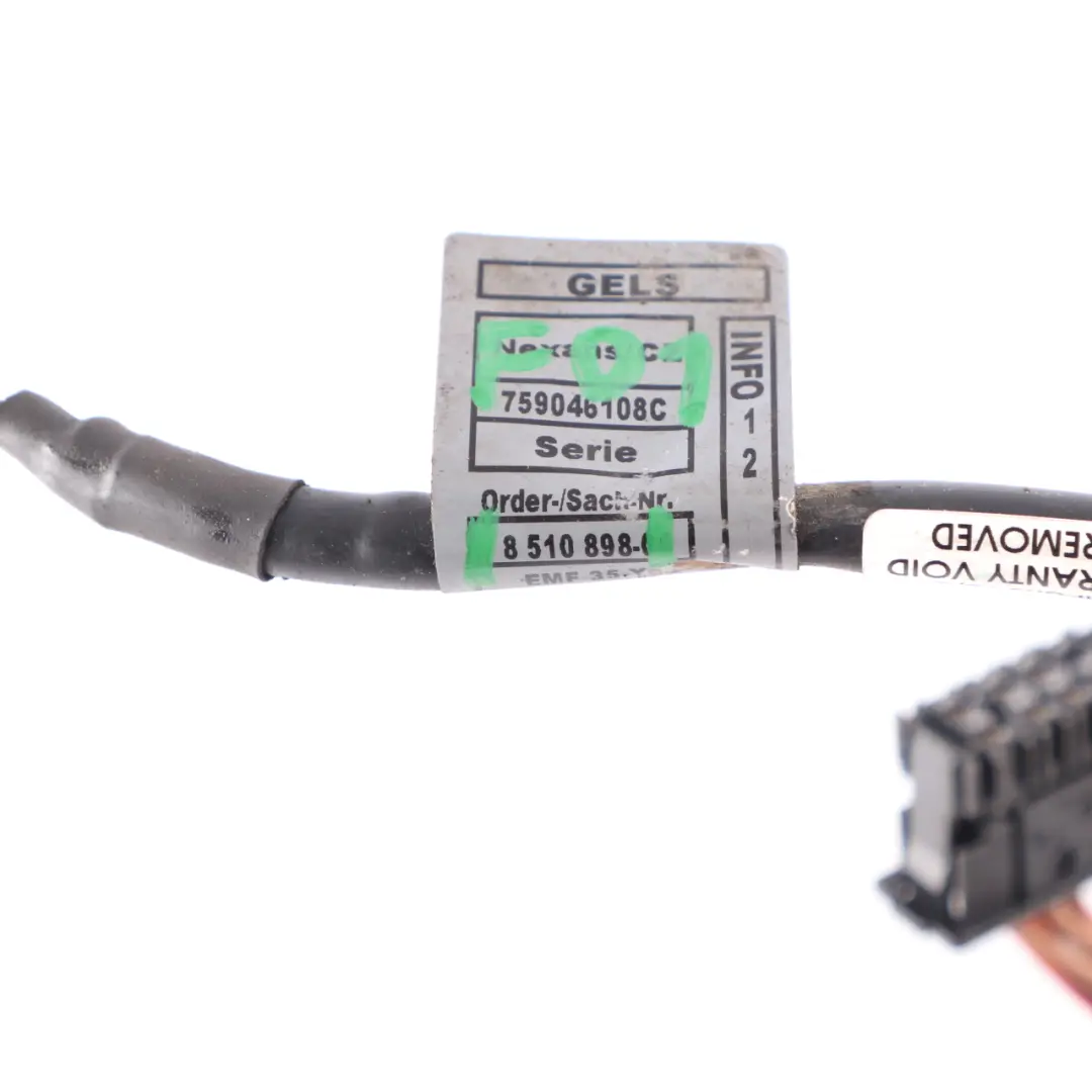 N57 Engine Wiring Harness Loom Cable Automatic Gearbox to BMW F01 730d with Part number 8510898 BMW F01 730d N57 Engine Wiring Harness Loom Cable Automatic Gearbox - SKU rhd-8510898 - Part number 8510898