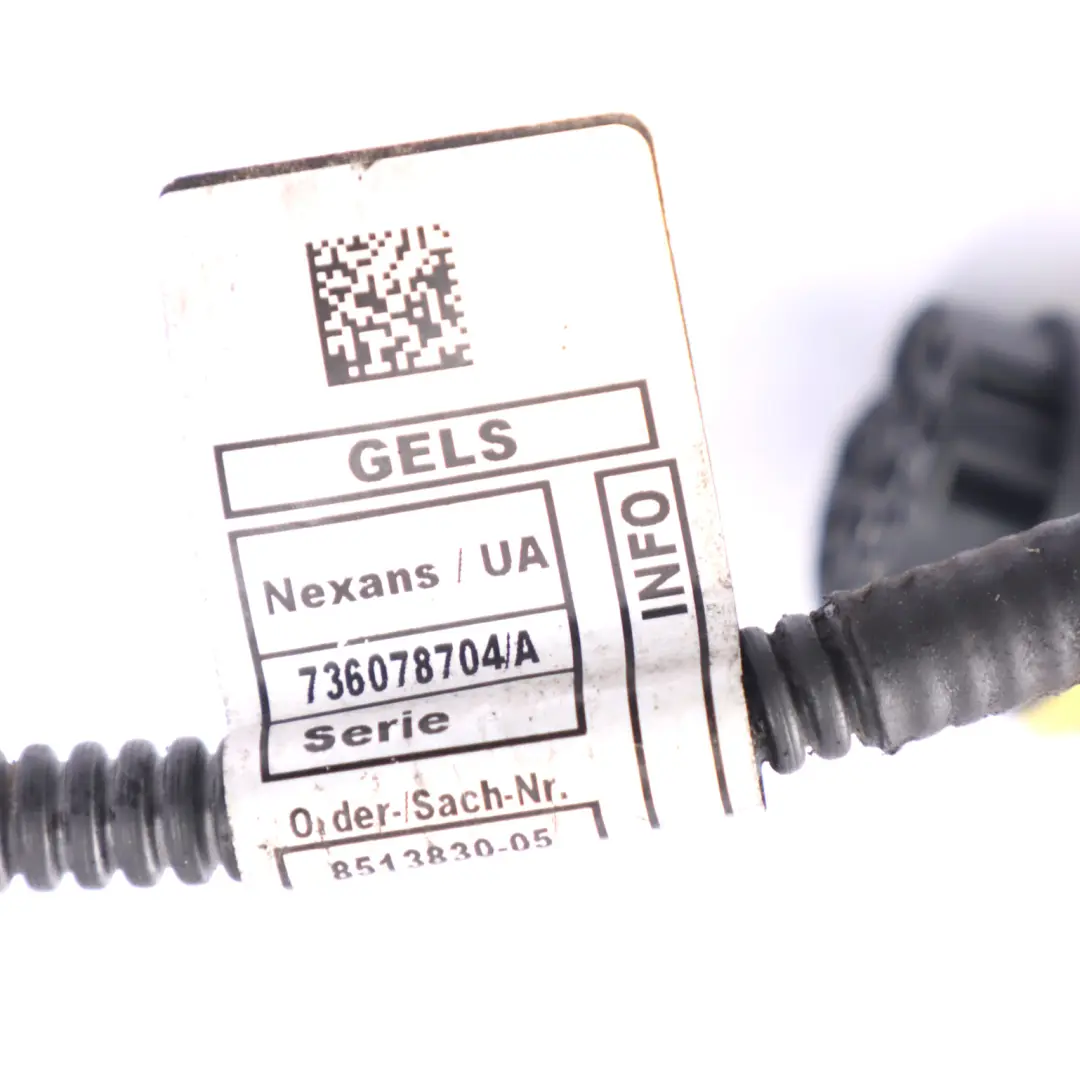 Wiring BMW F07 F10 F11 520d N47N Automatic Loom Harness Cable to Engine with Part number 8513830 Engine Wiring BMW F07 F10 F11 520d N47N Automatic Loom Harness Cable - SKU rhd-8513830 - Part number 8513830