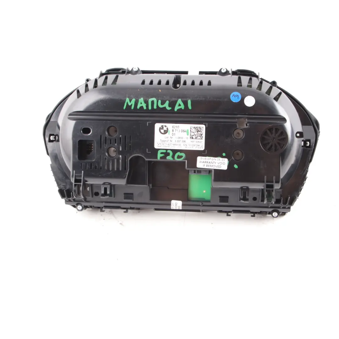 Instrument Cluster BMW F20 F21 LCI Petrol Speedo Clocks Meter MPH Manual to with Part number 8713064 Instrument Cluster BMW F20 F21 LCI Petrol Speedo Clocks Meter MPH Manual - SKU rhd-8713064 - Part number 8713064