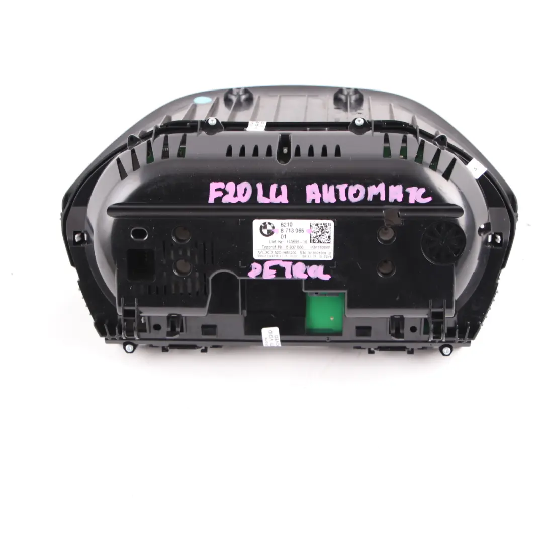 Instrument Cluster BMW F20 F21 LCI Petrol Speedo Clocks MPH Automatic to with Part number 8713065 Instrument Cluster BMW F20 F21 LCI Petrol Speedo Clocks MPH Automatic - SKU rhd-8713065 - Part number 8713065
