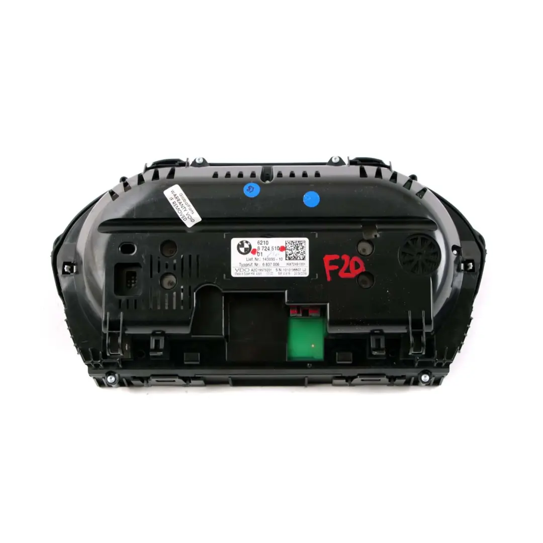 Instrument Cluster Speedo Clocks MPH Automatic to BMW F20 F21 F22 F23 LCI with Part number 8724510 BMW F20 F21 F22 F23 LCI Instrument Cluster Speedo Clocks MPH Automatic - SKU rhd-8724510 - Part number 8724510