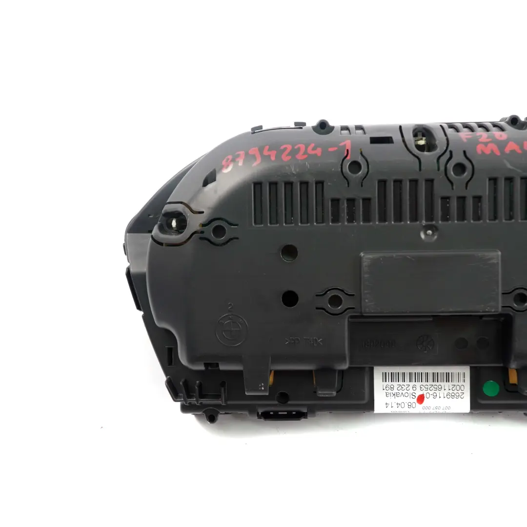 Speedometer Cluster BMW F20 F21 F22 F23 Diesel Speedo Clocks Manual 9232891 to with Part number 8794224 Speedometer Cluster BMW F20 F21 F22 F23 Diesel Speedo Clocks Manual 9232891 - SKU rhd-8794224-1 - Part number 8794224