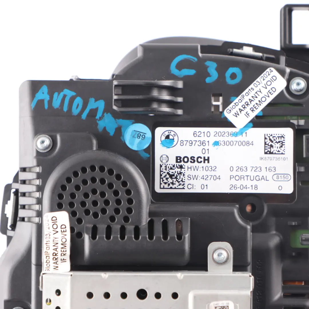  Instrument Cluster BMW G30 G31 Digital Speedo Clocks Module Automatic - SKU rhd-8797361 - Part number 8797361