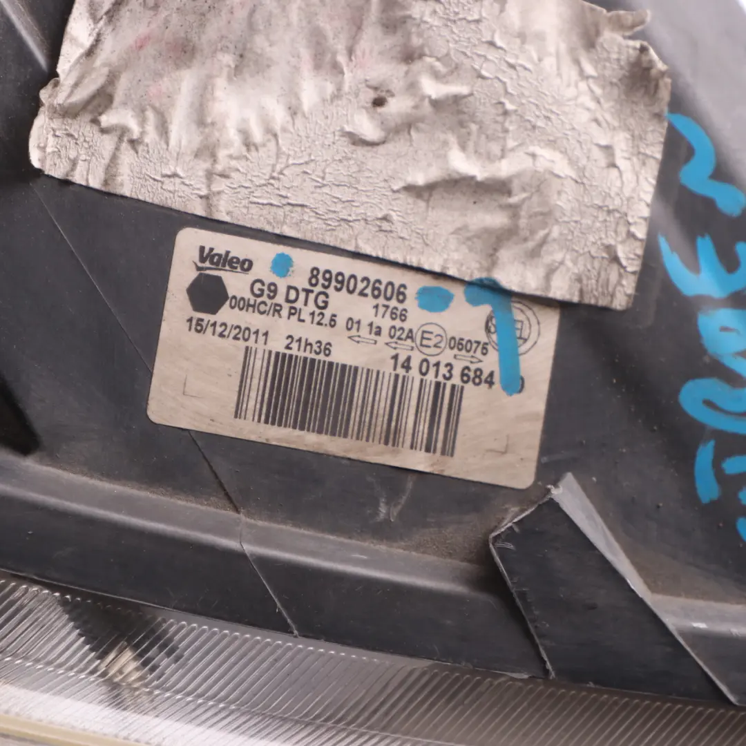 Citroen Dispatch Headlight Headlamp Light Lamp Front Right O/S to with Part number 89902606 Citroen Dispatch Headlight Headlamp Light Lamp Front Right O/S - SKU rhd-89902606-1 - Part number 89902606