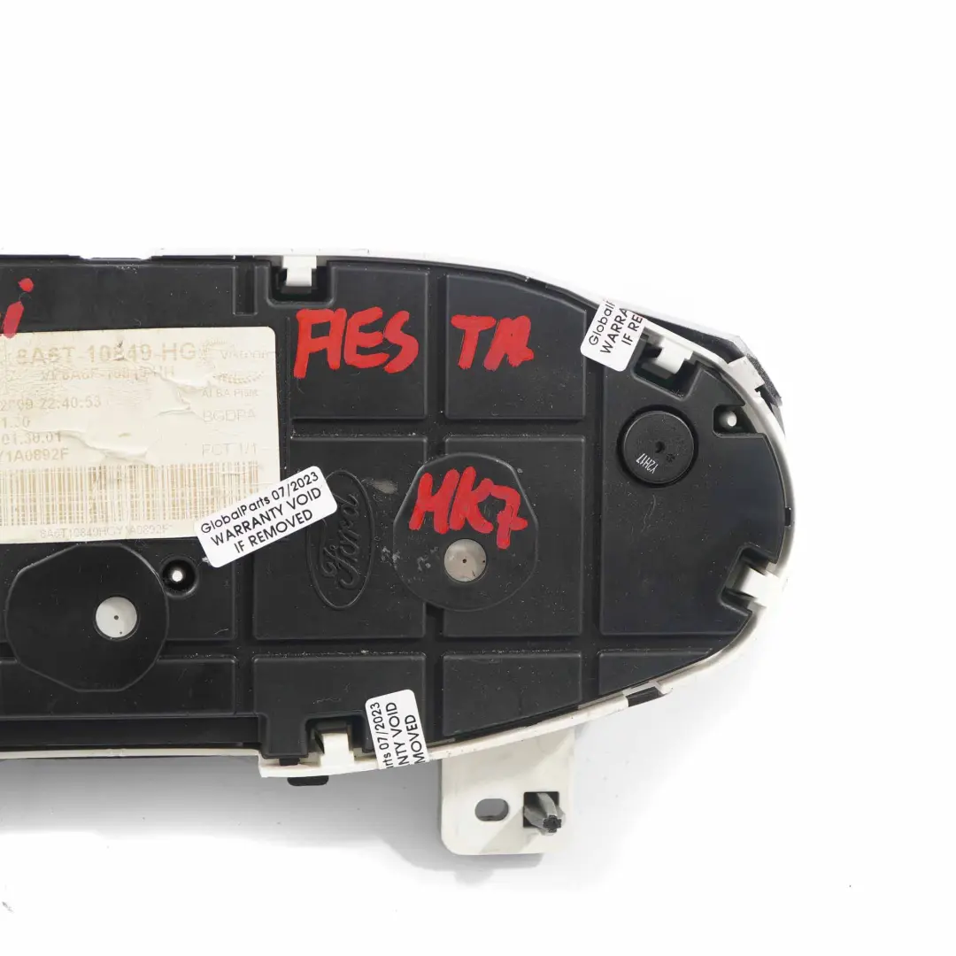 Instrument Cluster Speedo Meter Manual to Ford Fiesta Mk7 Diesel with Part number 8A6T10849HG Ford Fiesta Mk7 Diesel Instrument Cluster Speedo Meter Manual - SKU rhd-8A6T10849HG - Part number 8A6T10849HG
