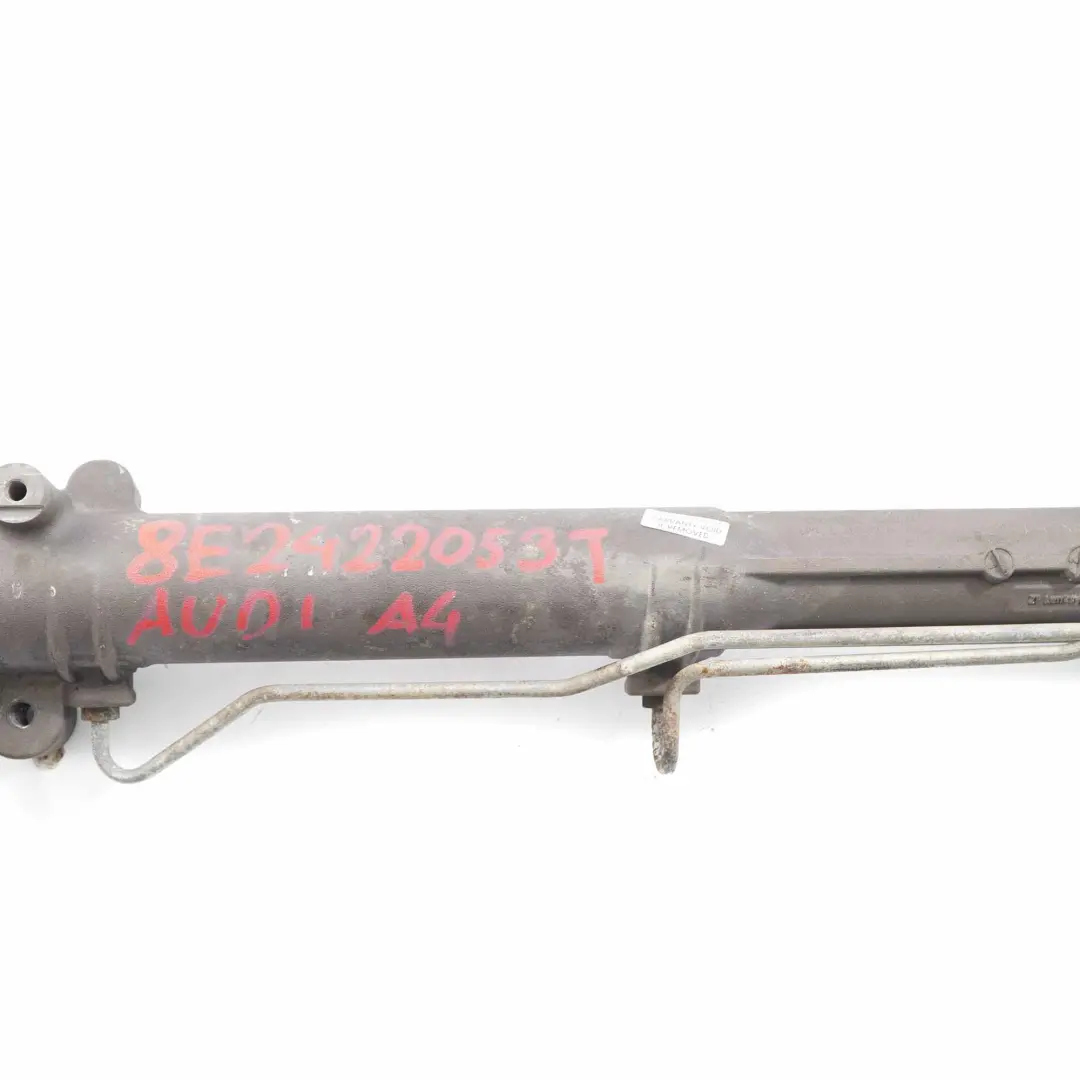 Steering Rack Pinion Box Gear Assembly to Audi A4 B7 Power with Part number 8E2422053T Audi A4 B7 Power Steering Rack Pinion Box Gear Assembly - SKU rhd-8E2422053T - Part number 8E2422053T