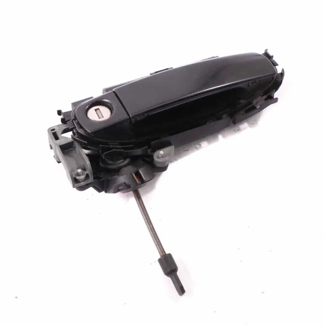 Audi A4 Door Handle Front Right O/S Grab Outside Brilliant Black - LY9B - SKU rhd-8E2837208-BBL - Part number 8E2837208